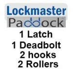 Lockmaster latch ,deadbolt , 4 hooks 2 rollers multipoint door lock mechanism