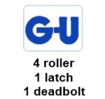 GU Europa 92mm centred door locking mechanism