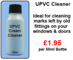 Cream cleaner for upvc frames - mini bottle