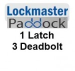 Lockmaster latch , 3 x deadbolt 45mm backset multipoint-door-lock-mechanism