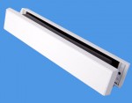 12" Slimline letterbox in WHITE