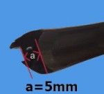 5mm  Wedge compression back gasket