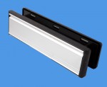 12" silver letterbox black surround
