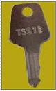 Laird Window Handle Key ref TSS14 - EE21