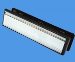 12" chrome letterbox