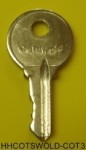Cotswold 3 Window Handle Key - EE18