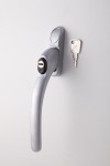 SILVER Connoisseur espag UPVC window handles
