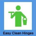 Easy Clean UPVC Window Hinges