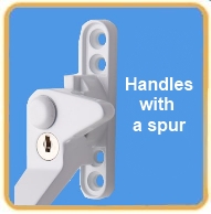 Cockspur window handles