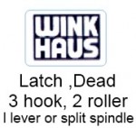 Winkhaus Scorpian  UPVC Door Lock 3 hook , 2 roller Lift lever or Split Spindle