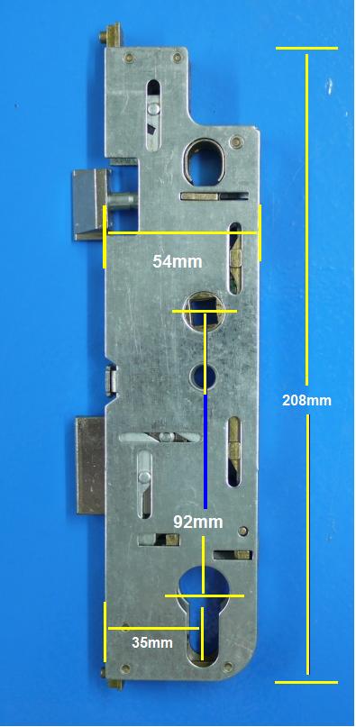 Replacement gearbox for GU upvc locking systems - Old style Replacement gearbox for GU upvc locking systems - Old style