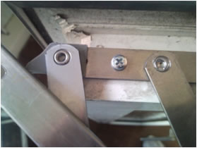 Removal of Rivited Friction hinges