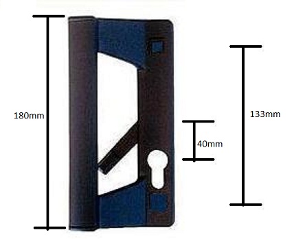 Handles for B and Q sliding patio doors Handles for B and Q sliding patio doors